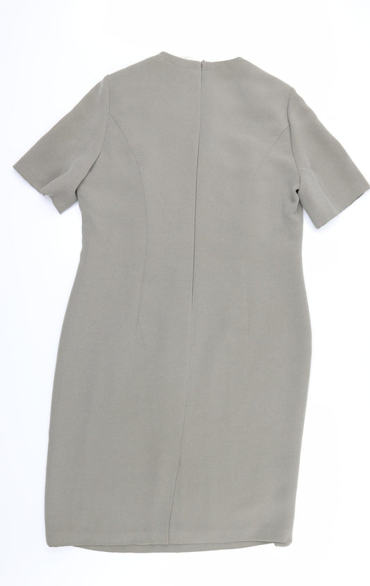 Frankenwalder Womens Beige Shift Size 12