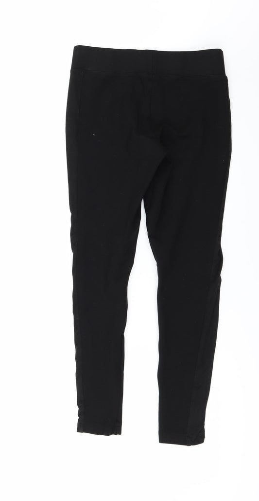 Topshop Womens Black Trousers Size 10 L25 in