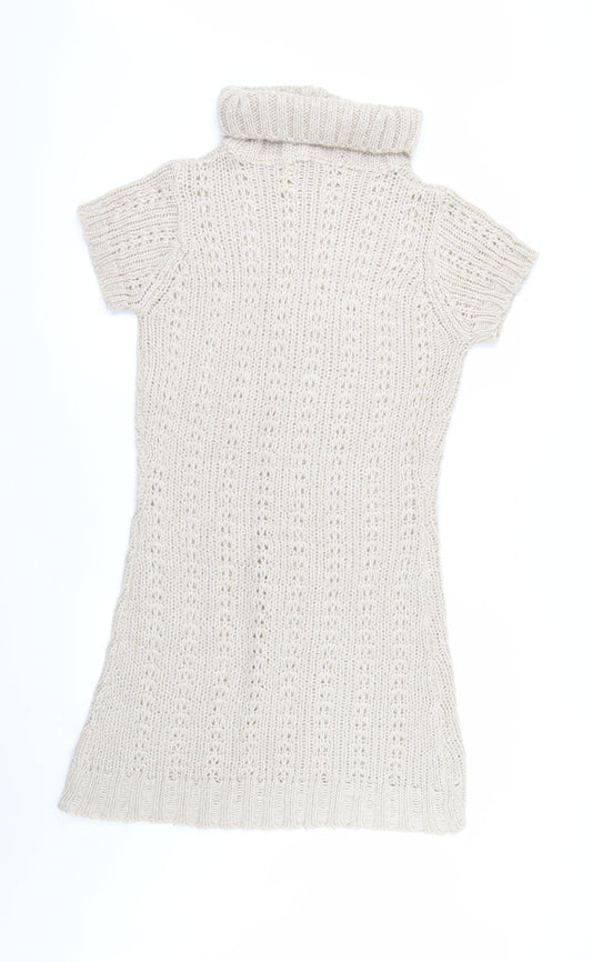 EVIE Womens Beige Pullover Jumper Size 14