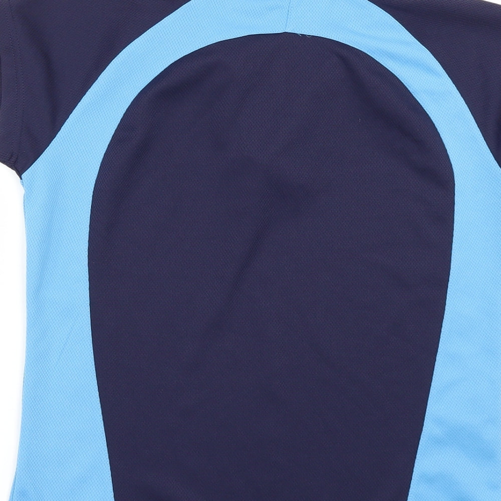 AKOA Womens Blue Basic T-Shirt Size S