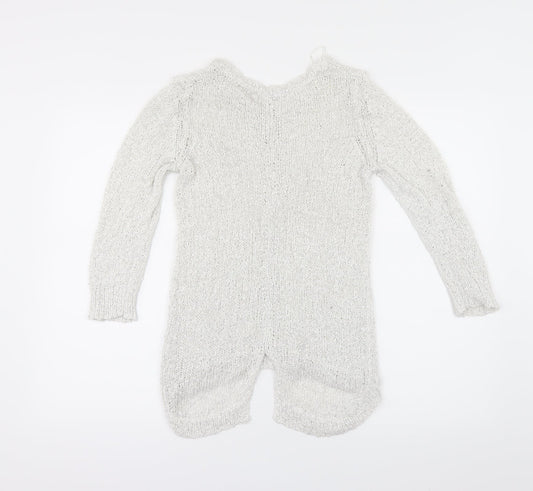 TU Womens White Pullover Jumper Size 12