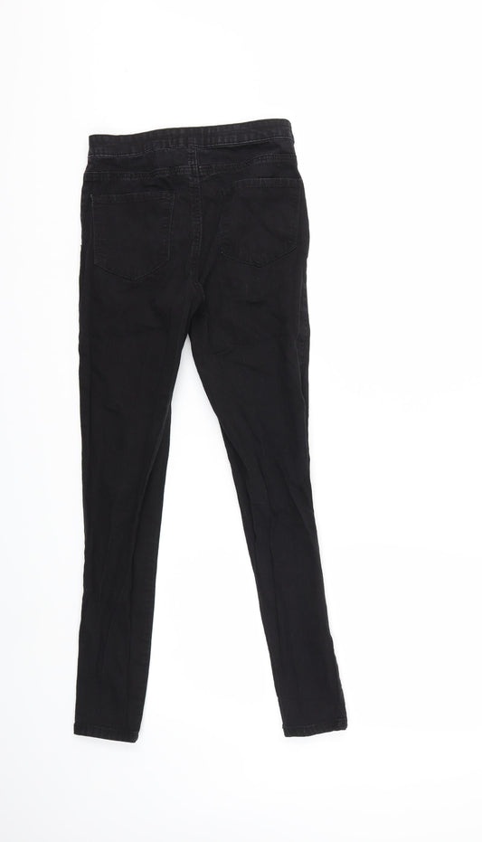 Denim & Co. Womens Black Denim Skinny Jeans Size 8 L26 in