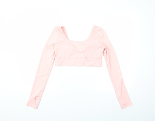 Preworn Womens Pink Basic T-Shirt Size M
