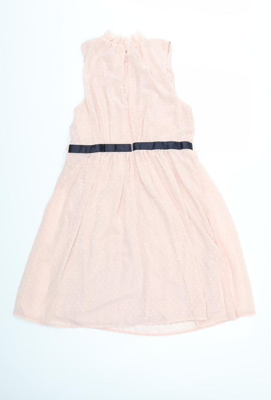 Yessica Womens Pink Fit & Flare Size 12