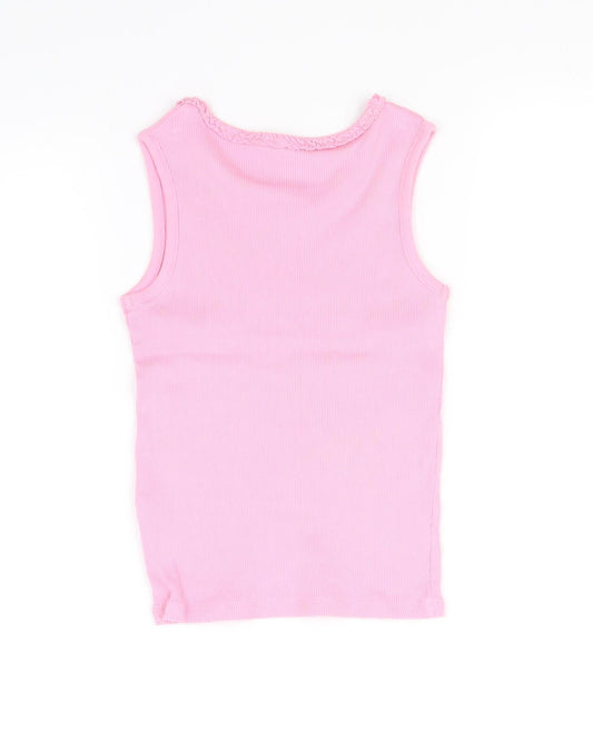 George Girls Pink Pullover Jumper Size 6-7 Years