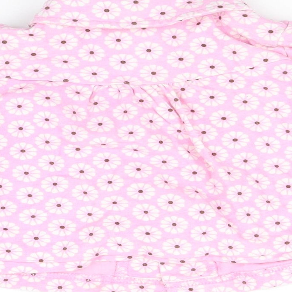 Brand and care label for maggie zoe Pink Jacket, size 3-6, Months