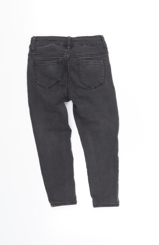 Gap Girls Grey Skinny Jeans Size 5 Years