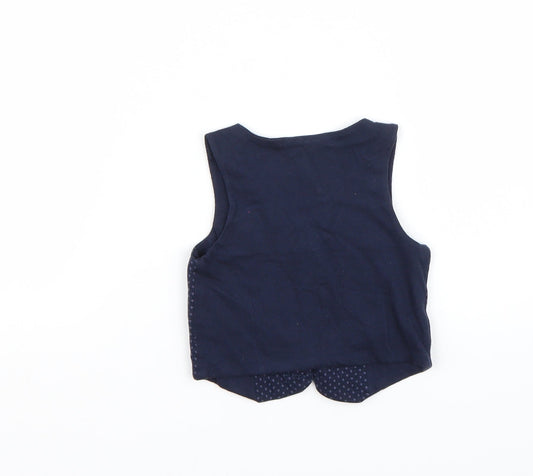 Primark Boys Blue Cardigan Jumper Size 3-6 Months