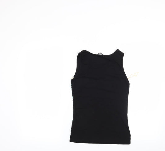 Candy Couture Girls Green Basic T-Shirt Size 12-13 Years