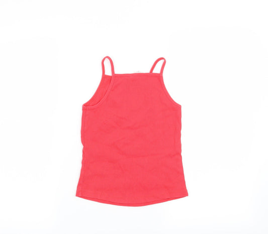 Candy Couture Girls Red Basic T-Shirt Size 9 Years - Los Angeles