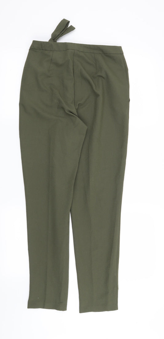 Missguided Womens Green Trousers Size 8 L28 in