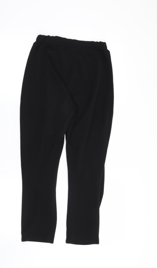 Preworn Womens Black Trousers Size S L23 in