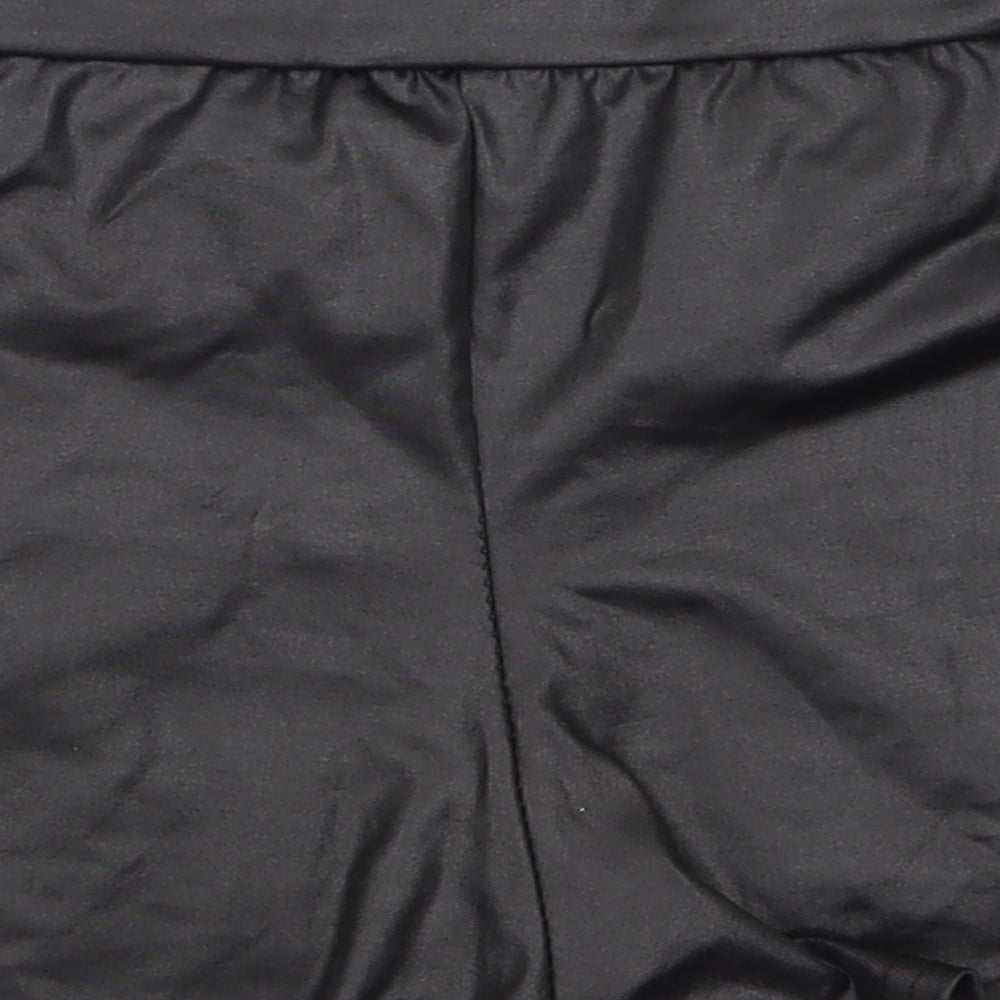 Brand and care label for New Look women’s black skort, size UK 10
