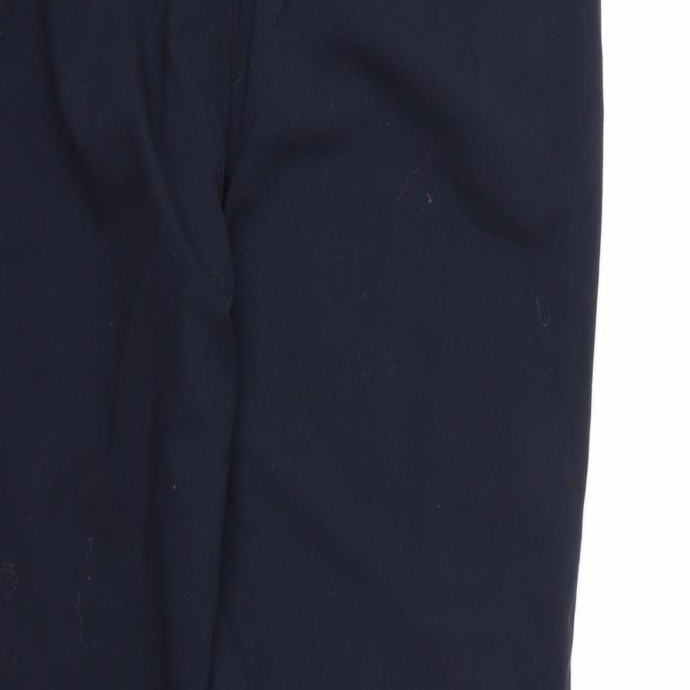Marks and Spencer Womens Blue Rayon Dress Pants Trousers Size 10 L28 in