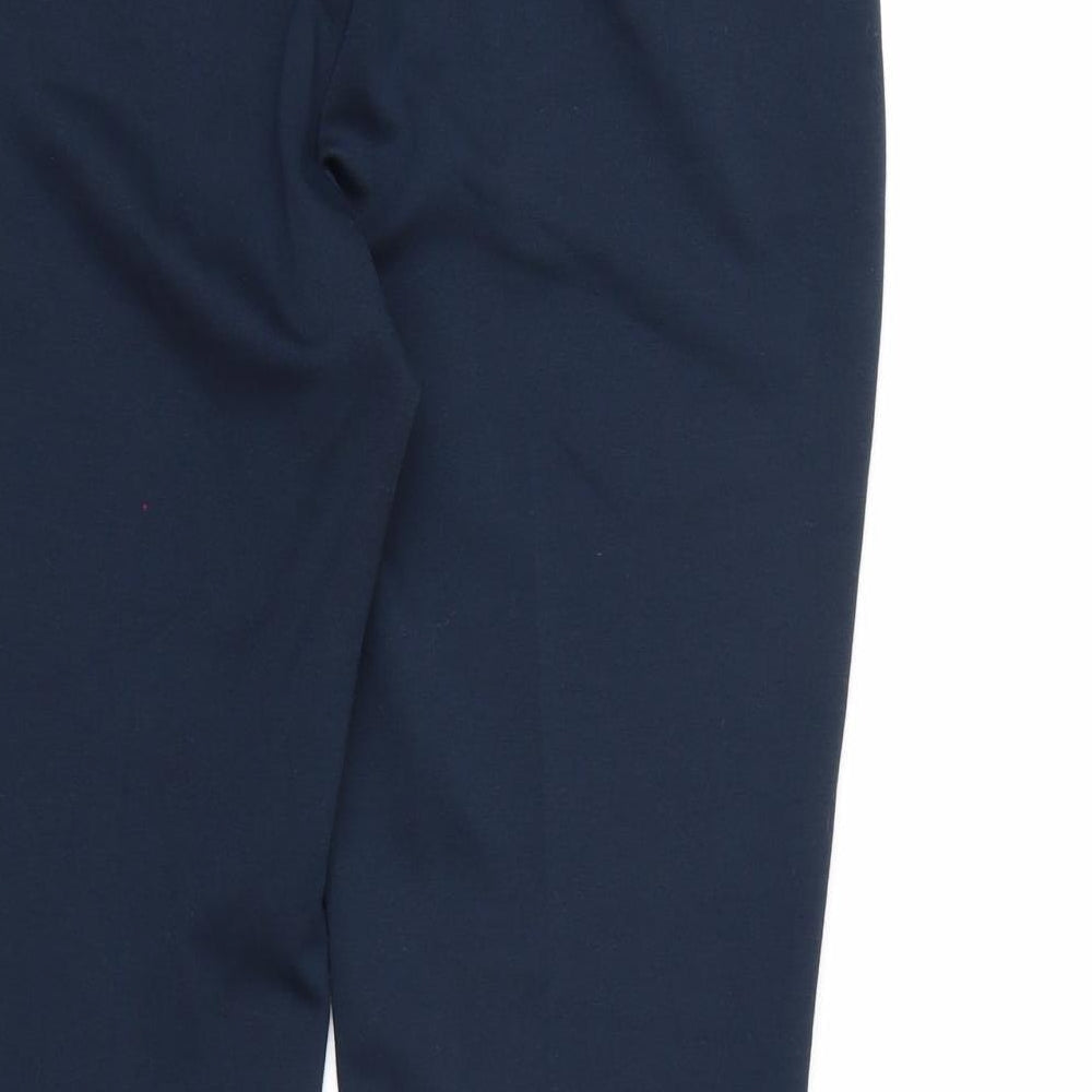 BHS Womens Blue Dress Pants Trousers Size 12 L27 in