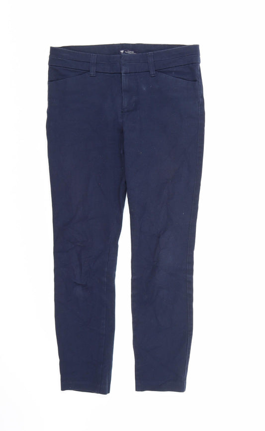 Additional front view of Gap women’s blue denim skinny jeans, size UK 4, 24-inch leg