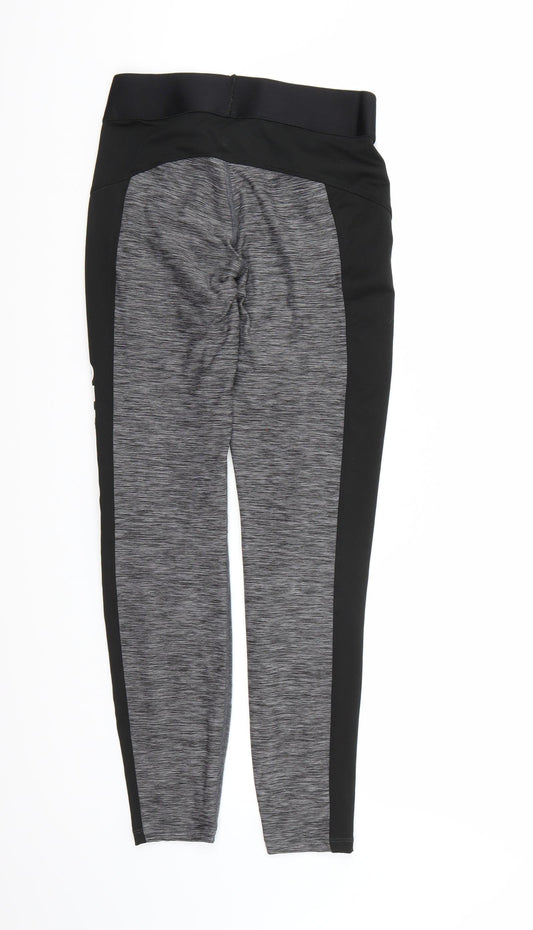 H&M Womens Grey Pedal Pusher Leggings Size S L26 in