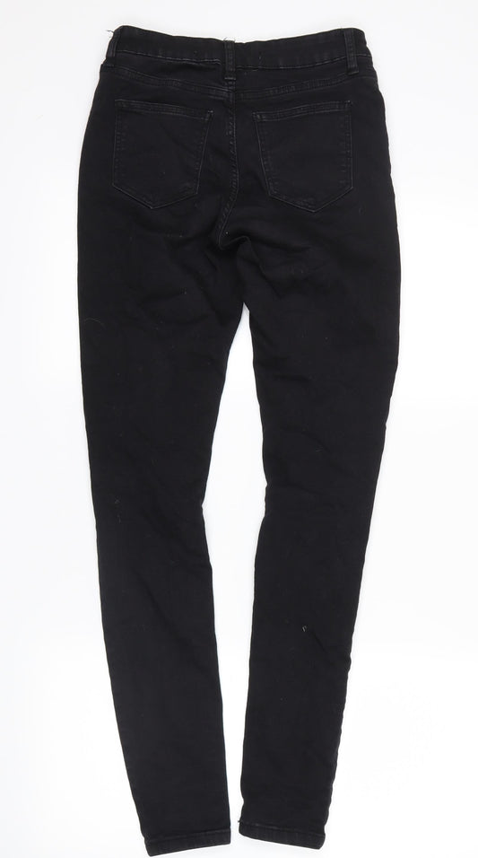 brave soul london Womens Black Denim Skinny Jeans Size 8