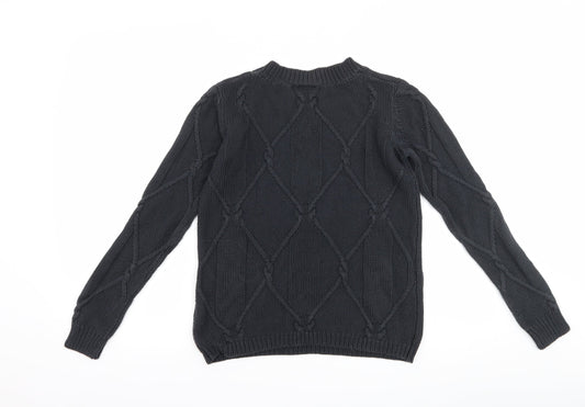 villa Womens Grey Pullover Jumper Size XS