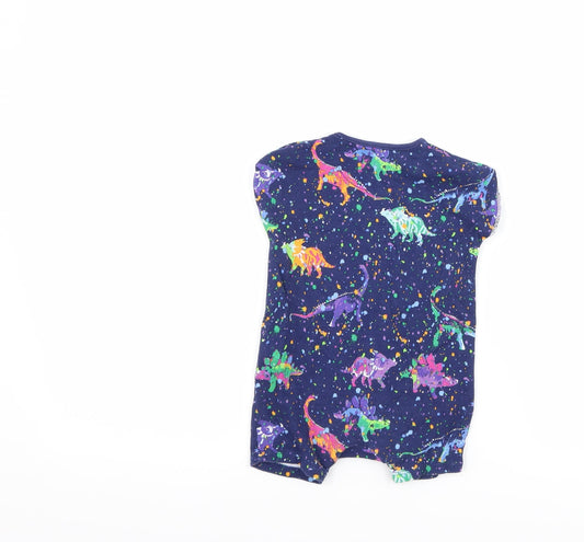 NEXT Boys Blue Romper One-Piece - DInosaur