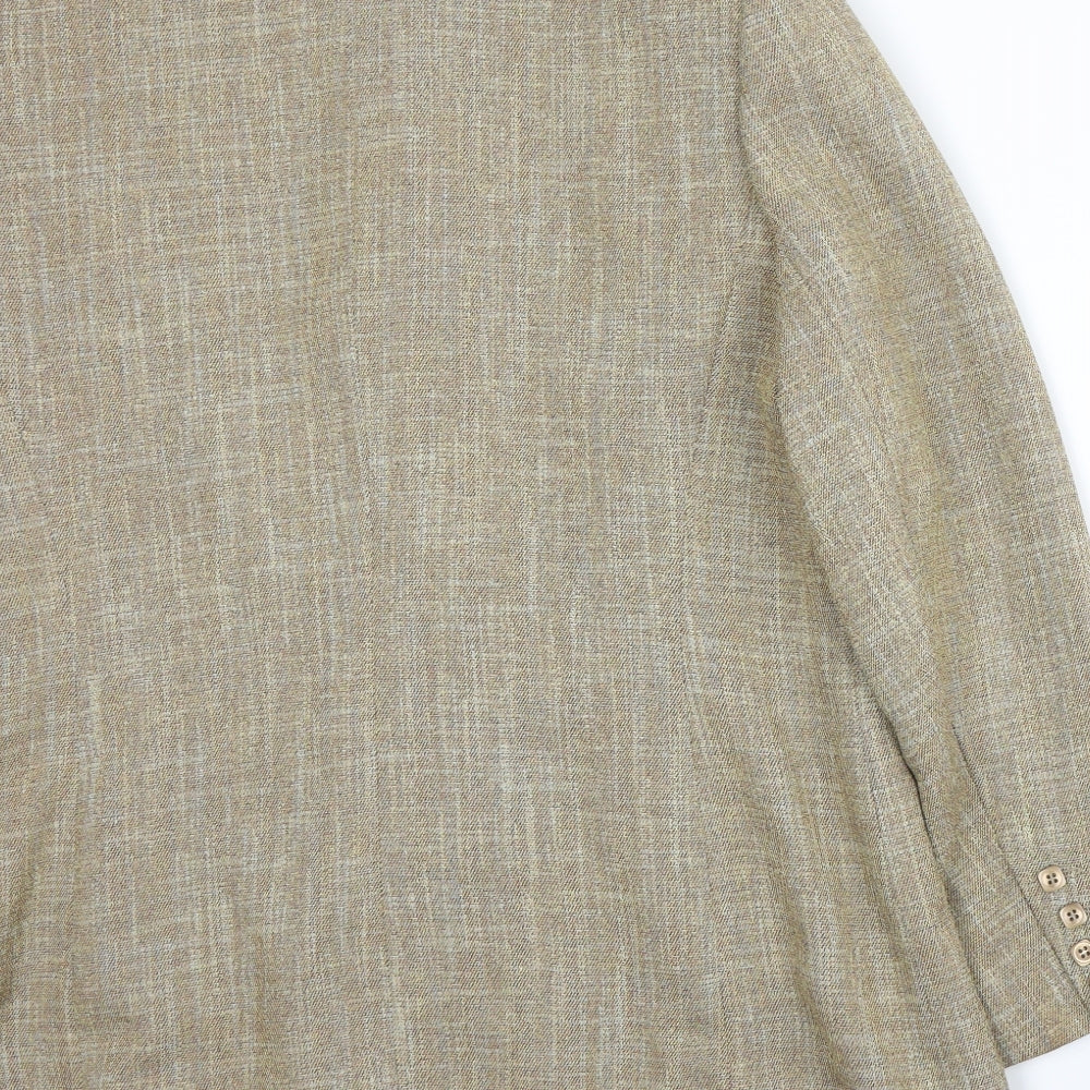 Brand and care label for BHS women’s beige jacket suit jacket, size UK 18