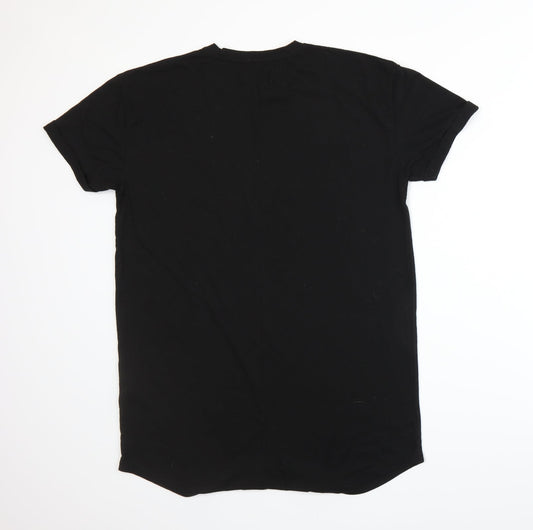 Topman Mens Black T-Shirt Size M