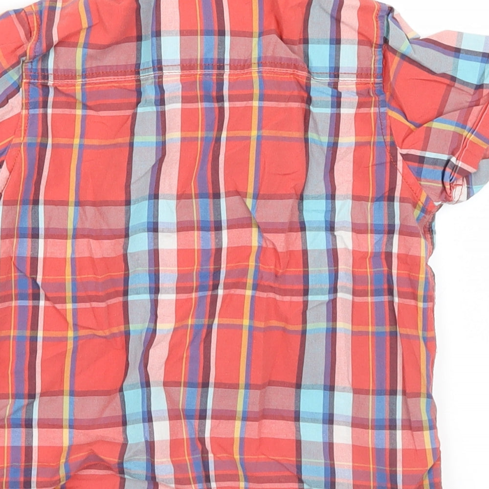 NEXT Boys Red Check Basic Button-Up Size 4 Years
