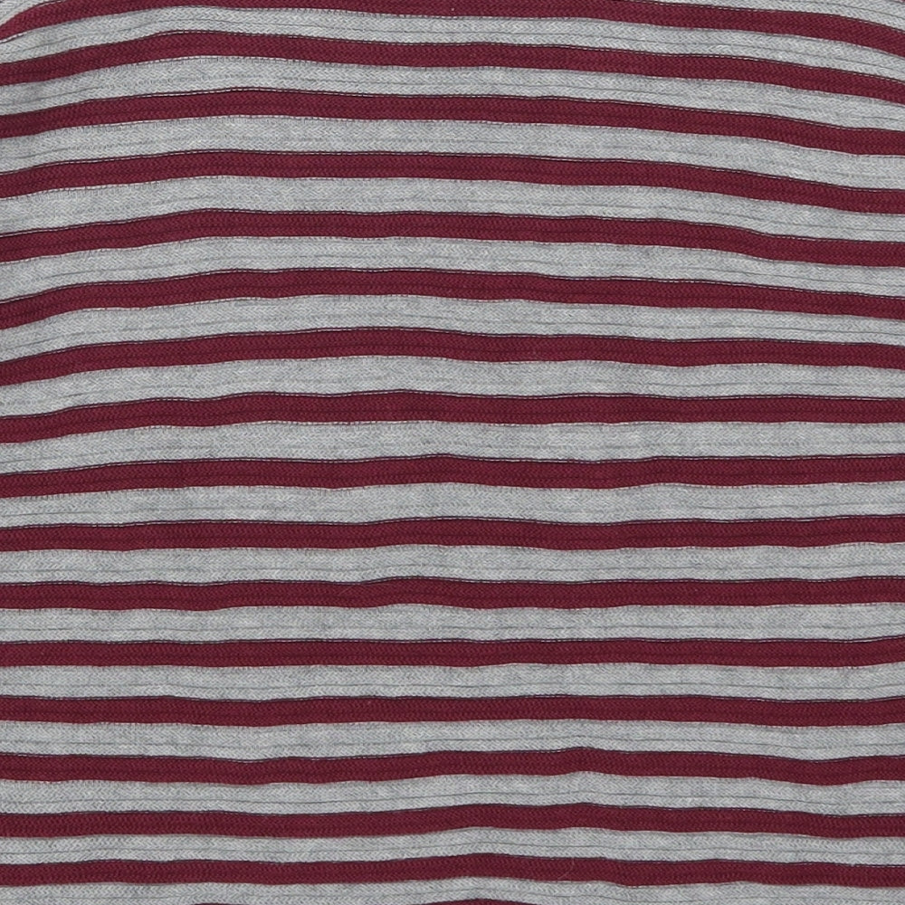 Brand and care label for Bexleys women’s red striped jumper, size S