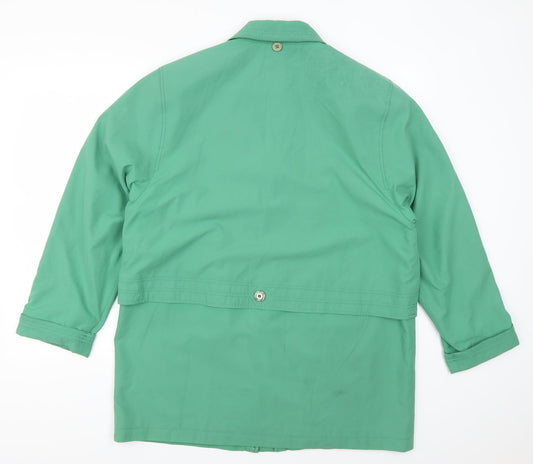 Stratus Womens Green Jacket Coat Size 14