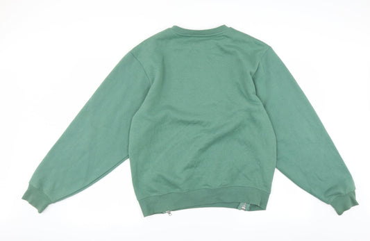 Preworn Womens Green Pullover Sweatshirt