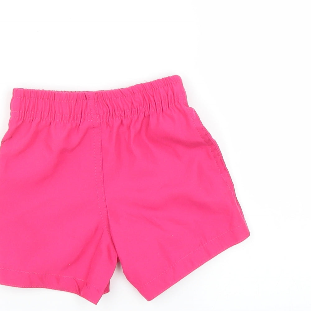 Brand and care label for Primark Baby Pink Trousers, size 6-9, Months - SHORTS