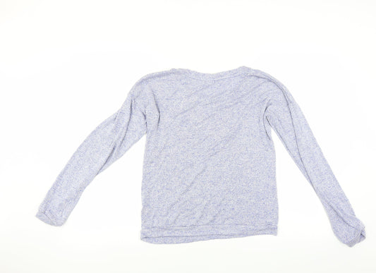 Avenue Womens Blue Pullover Jumper Size 8