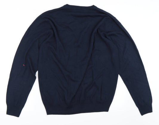 W&B Womens Blue Pullover Jumper Size L