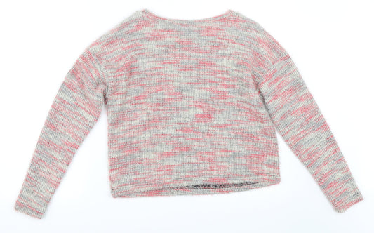 New Look Womens Pink Pullover Jumper Size S