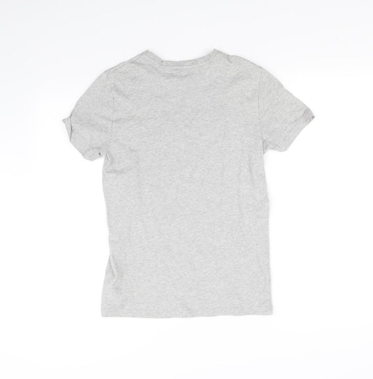 NEXT Girls Grey Basic T-Shirt Size 12 Years
