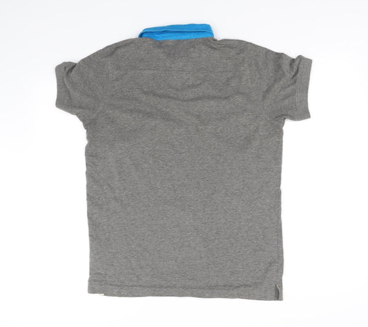 VIO Mens Grey Polo Size L