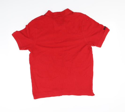 Luke Womens Red Basic Polo Size XL