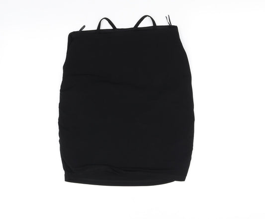 miss selfridg Womens Black Basic Blouse Size 6