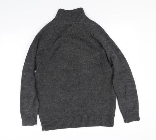 industilize Mens Grey Pullover Sweatshirt Size L