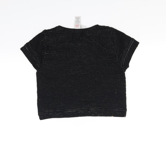 New Look Womens Black Basic Blouse Size M