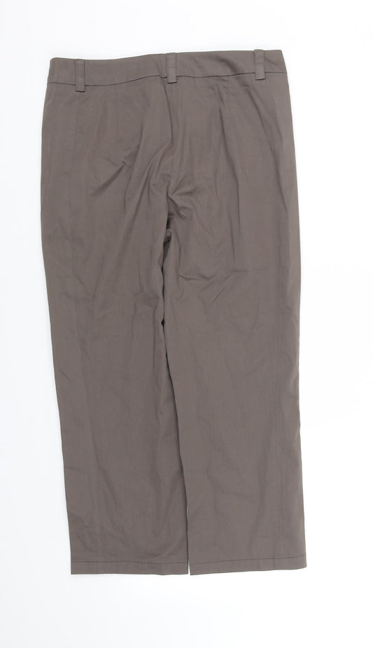 marie Womens Brown Harem Trousers Size 8 L27 in