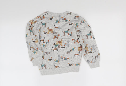 TU Girls Grey Pullover Jumper Size 6 Years