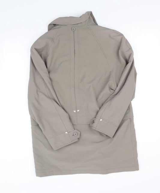 Telemac Womens Beige Jacket Coat Size S