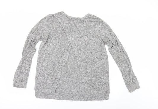 Sparkle & Fade Womens Grey Pullover Jumper Size S