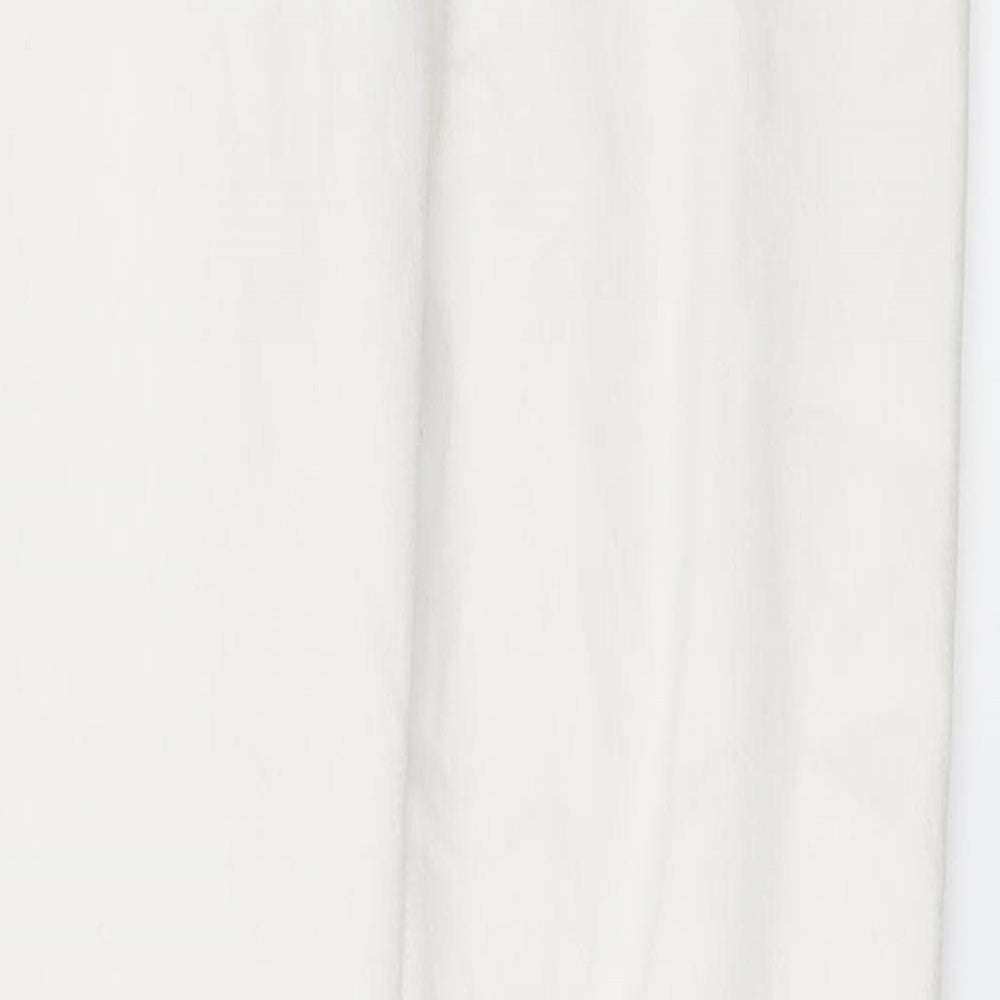 Candy Couture Girls White Denim Skinny Jeans Size 13 Years