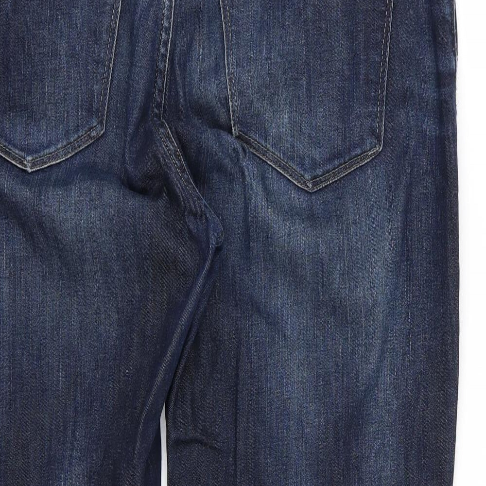 Topshop Womens Blue Denim Skinny Jeans Size 30 in L26 in