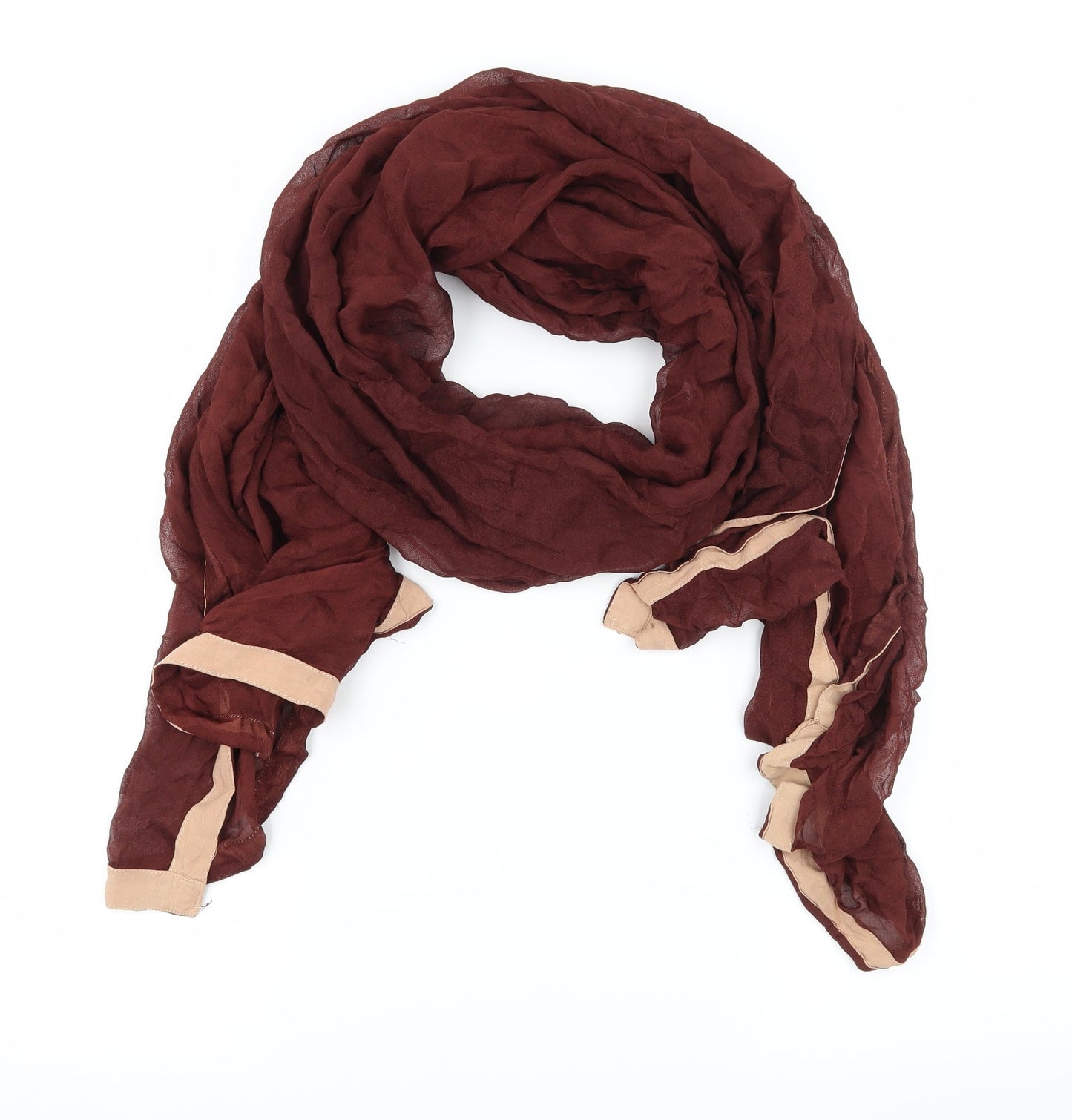 Preworn Womens Brown Scarf