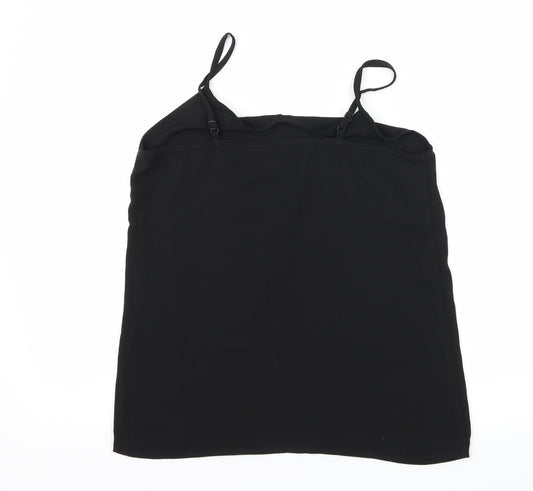 Very Womens Black Camisole T-Shirt Size 8
