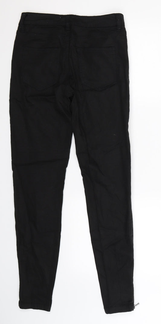 H&M Womens Black Denim Jegging Jeans Size 8 L29 in