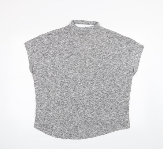 New Look Womens Grey Basic T-Shirt Size M